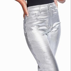 YMI COLLECTIONS Metallic Silver Pants